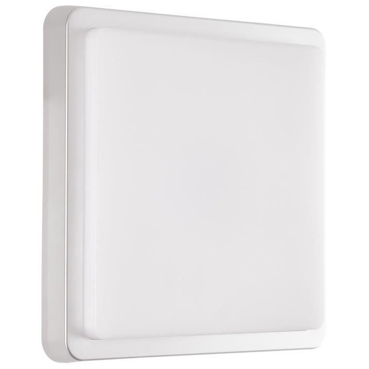 Plafonnier extérieur DEVORA couleur argent led intégré