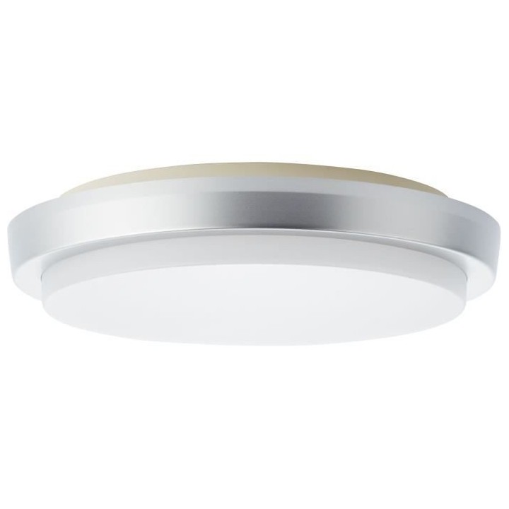 Plafonnier extérieur DEVORA couleur argent LED intégré