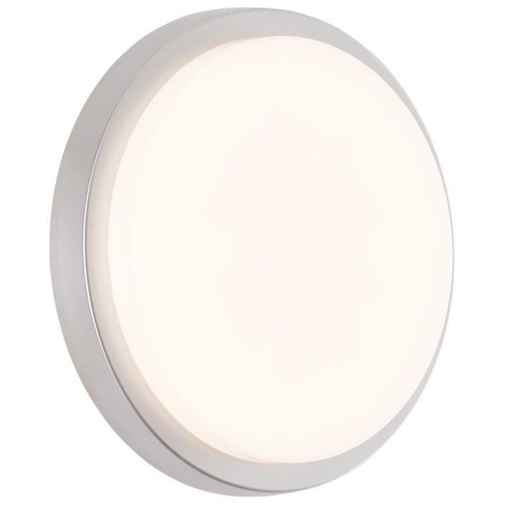 Plafonnier extérieur DEVORA couleur argent LED intégré