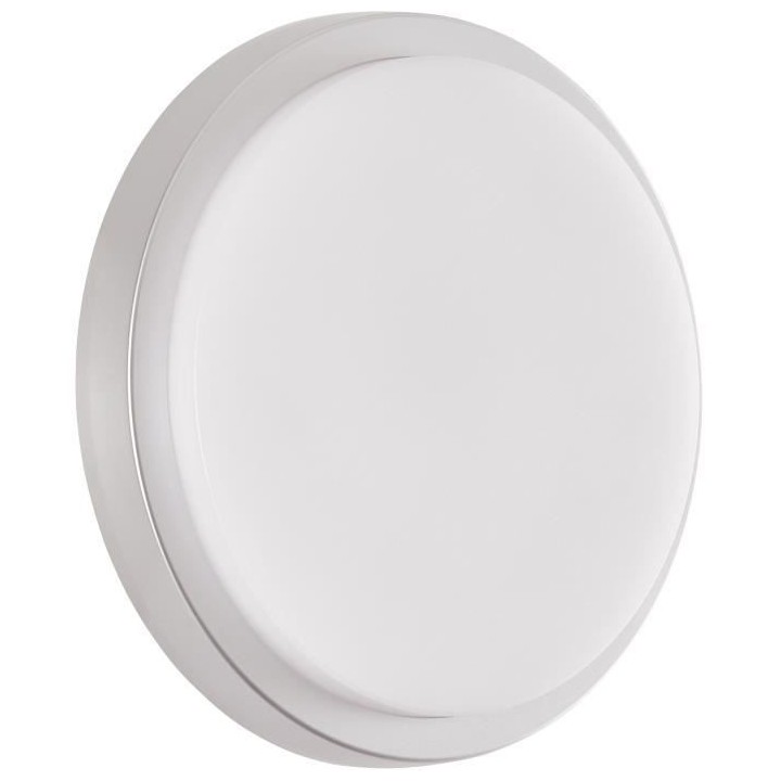 Plafonnier extérieur DEVORA couleur argent LED intégré