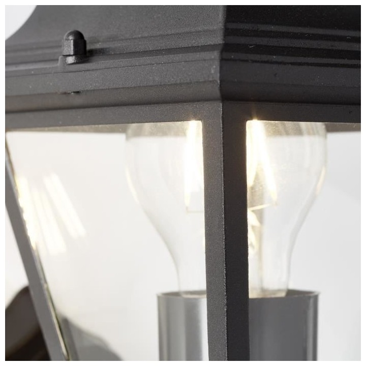 BRILLIANT Applique extérieure montante NISSIE noir E27 1x60W