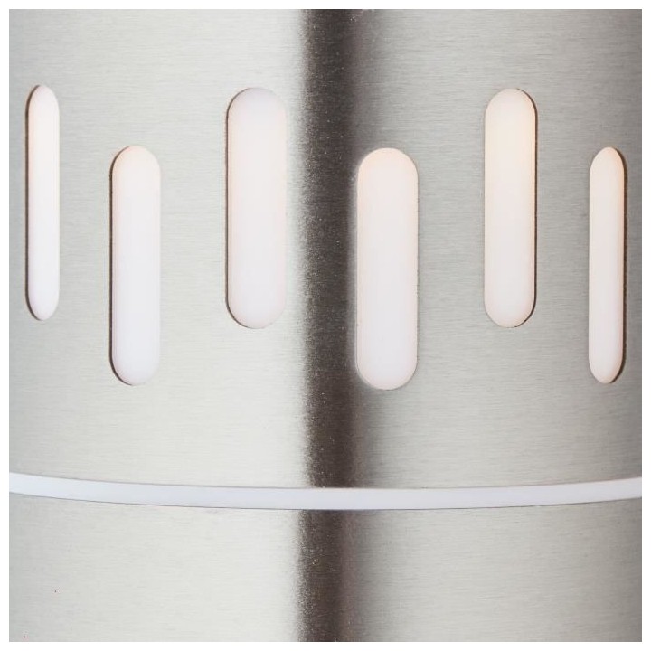 Applique extérieure avec détecteur LEIGH couleur acier led intégré