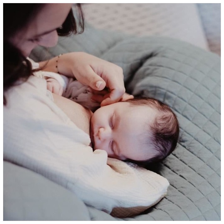 BEABA, Big Flopsy™, Fleur de coton, Vert sauge, 170 cm