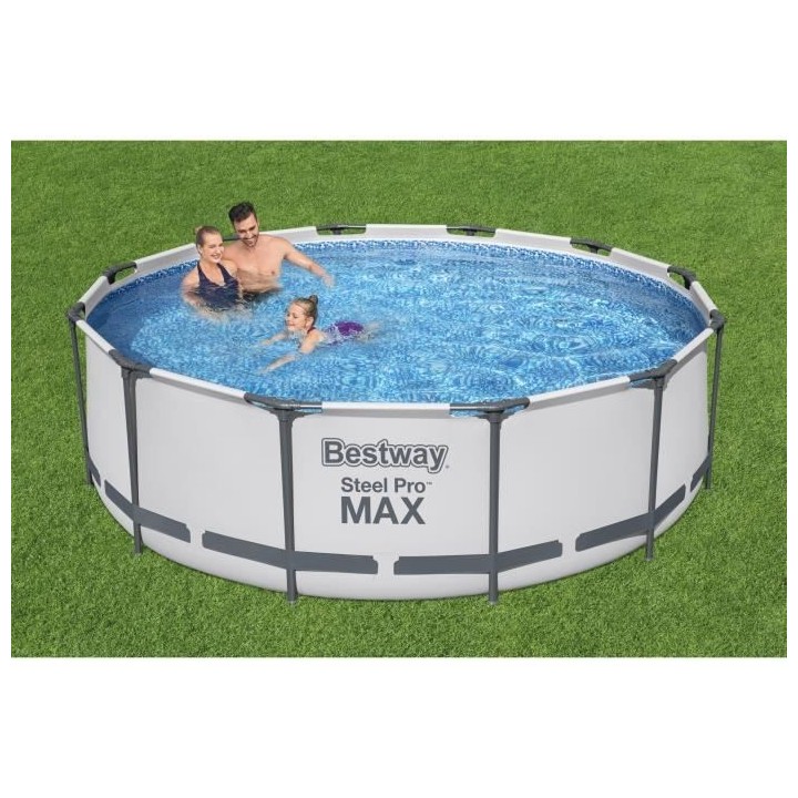 Kit Piscine hors sol tubulaire BESTWAY Steel Pro Max™- 366 x 100 cm