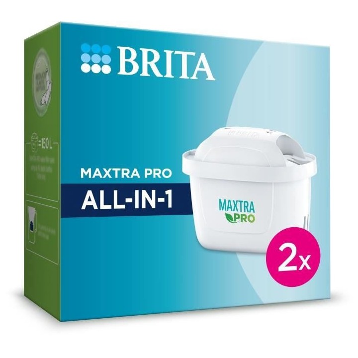 BRITA Pack de 2 cartouches MAXTRA PRO All-In-1