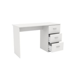 PARISOT Chambre enfant complete 2 pieces - Lit + bureau - Style essentiel - Décor blanc - COSMOS