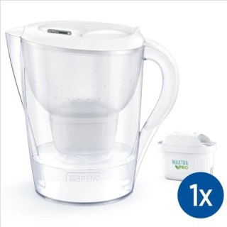 BRITA Carafe filtrante Marella XL blanche (3,5L) inclus 1 cartouche MA