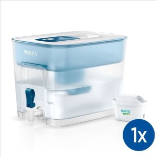 BRITA Distributeur d'eau filtrée Flow bleu (8,2L) inclus 1 cartouche