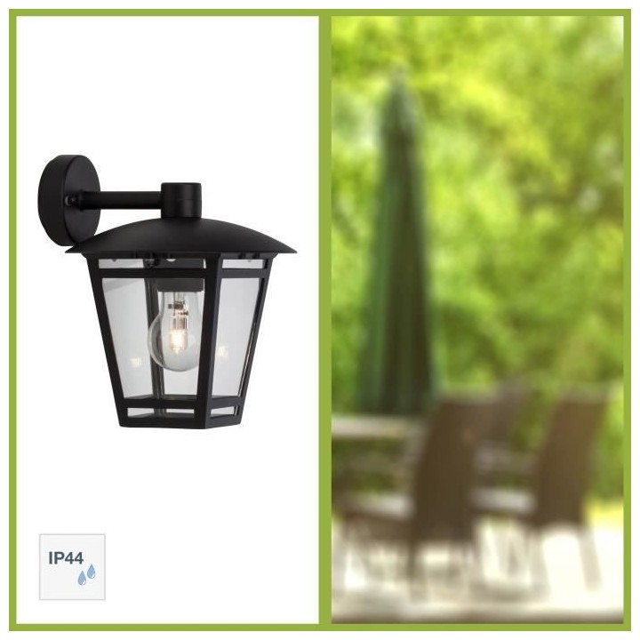 BRILLIANT - RILEY applique extérieure - descendante - coloris noir -