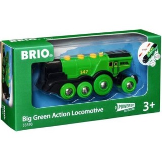 Brio World Locomotive Verte Puissante a piles - Accessoire son & lumie