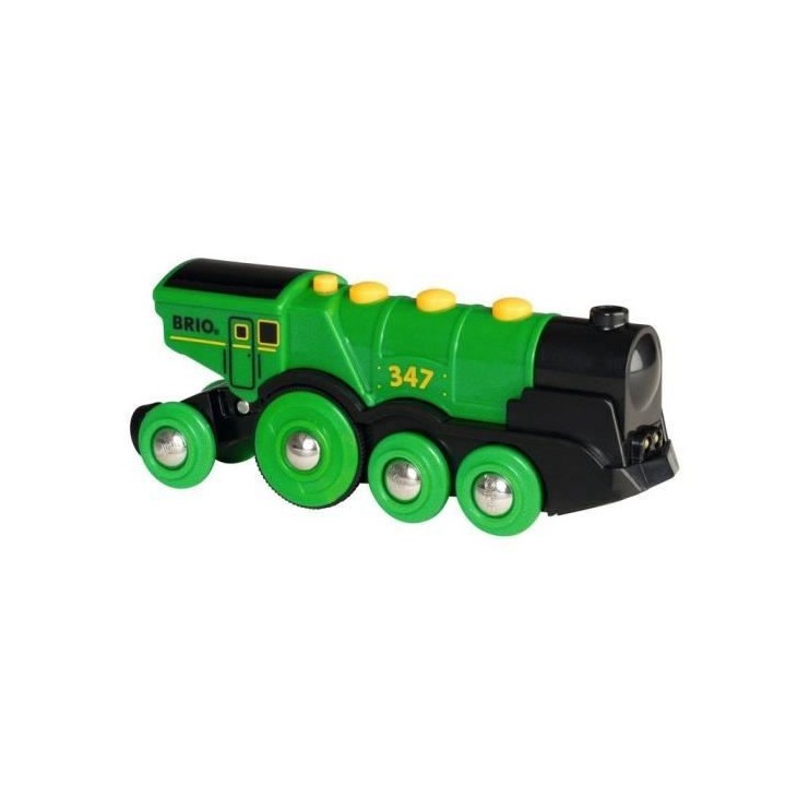 Brio World Locomotive Verte Puissante a piles - Accessoire son & lumie