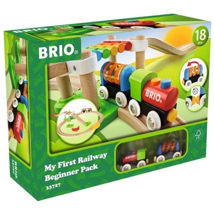 Brio Mon Premier Circuit de Decouverte - Coffret 18 pieces - Circuit d