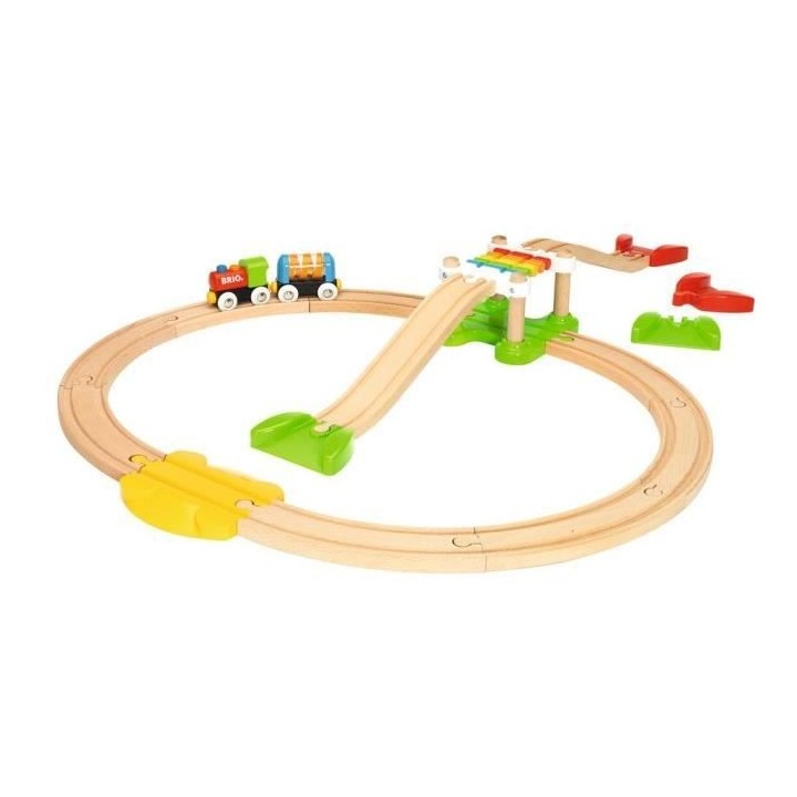 Brio Mon Premier Circuit de Decouverte - Coffret 18 pieces - Circuit d