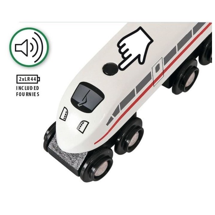 Brio World TGV avec Son - Accessoire Circuit de train en bois - Ravens
