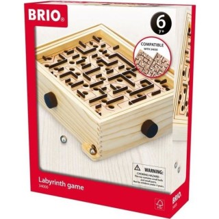 Brio Jeu de Labyrinthe (L'Original) - Jeu d'adresse en bois - Ravensbu