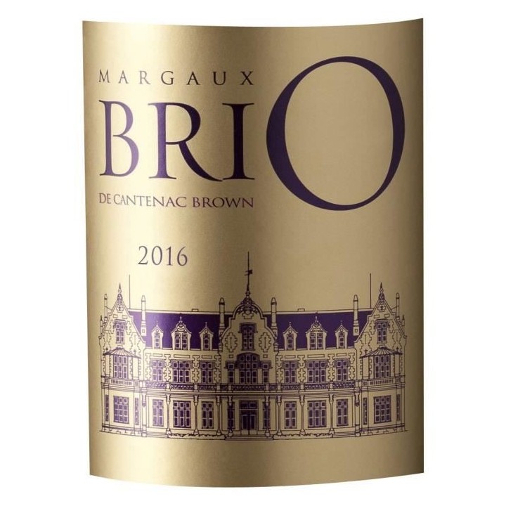 Brio de Cantenac Brown 2016 Margaux - Vin rouge de Bordeaux
