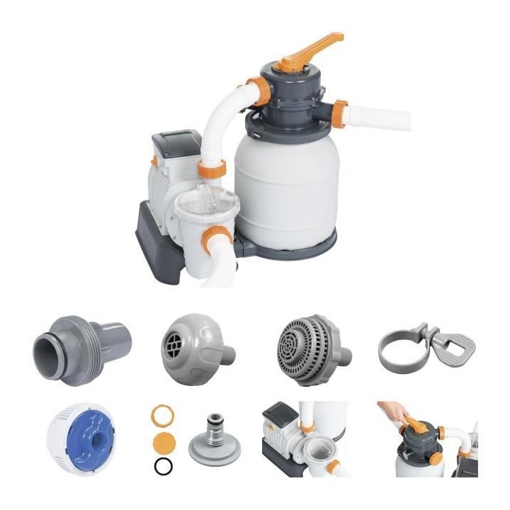 BESTWAY Filtre a sable 5 678 L/h - Blanc