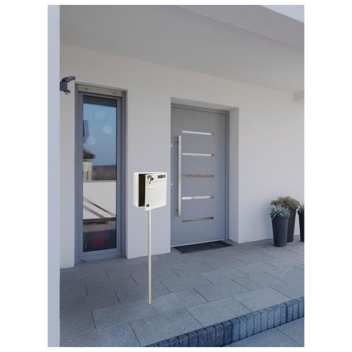 Boîte aux lettres BURG WACHTER BALTIC 2 Portes - Sur pied - Acier gal