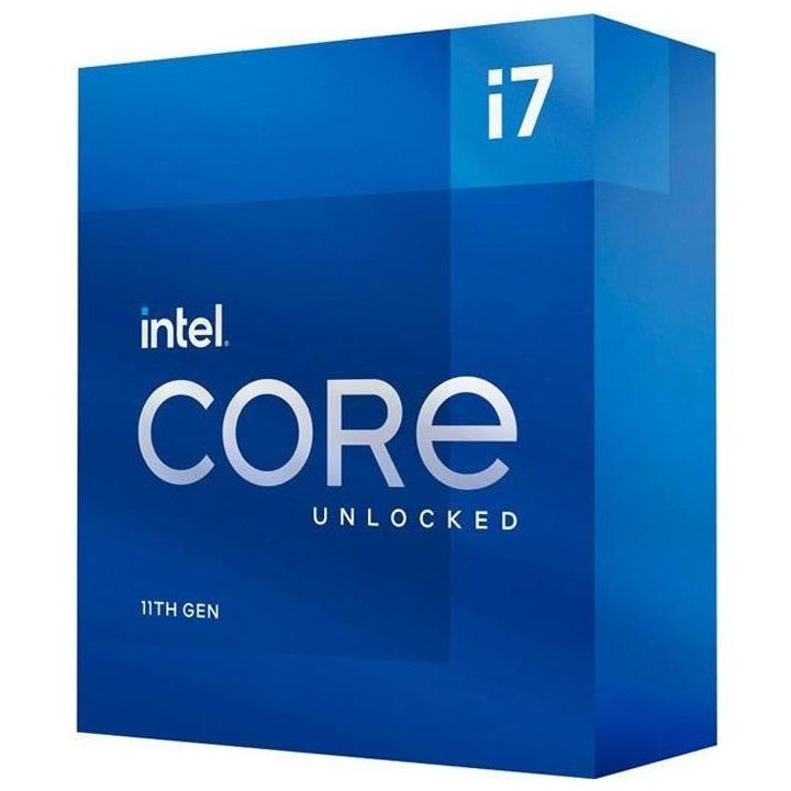 INTEL - Processeur Intel Core i7-11700F - 8 coeurs / 4,9 GHz - Socket