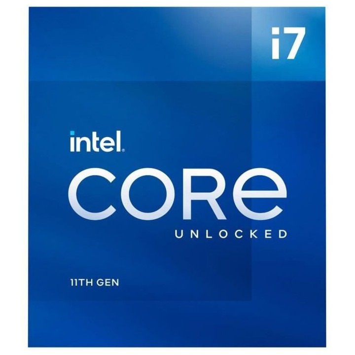 INTEL - Processeur Intel Core i7-11700F - 8 coeurs / 4,9 GHz - Socket