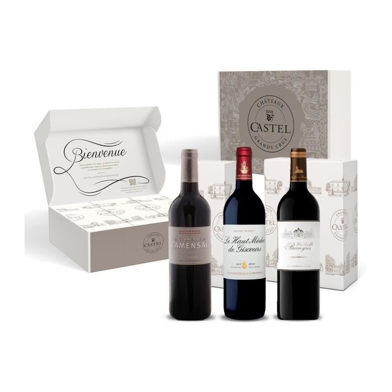 Coffret Cadeau Grands Vins de Haut Medoc