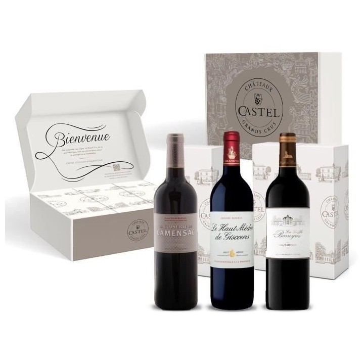 Coffret Cadeau Grands Vins de Haut Medoc