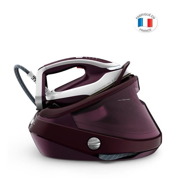 CALOR GV9810C0 Pro Express Vision Centrale vapeur, Lumiere Smart LED,