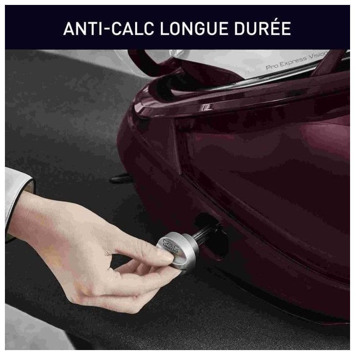 CALOR GV9810C0 Pro Express Vision Centrale vapeur, Lumiere Smart LED,