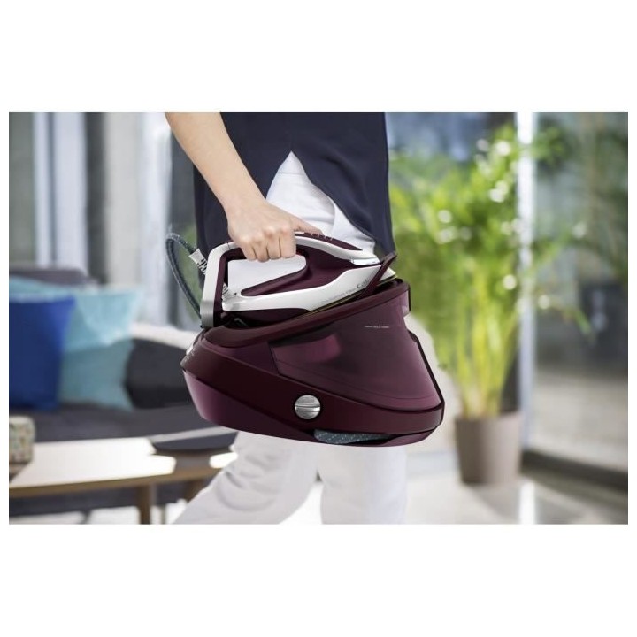 CALOR GV9810C0 Pro Express Vision Centrale vapeur, Lumiere Smart LED,