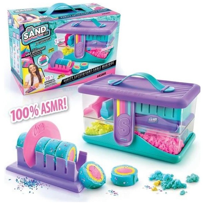 SO DIY So Sand Vanity Sable Magique ASMR Rangement et Outils - Crée d