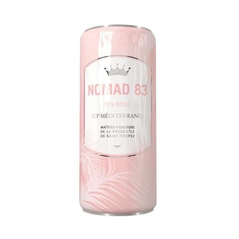 Nomad 83 2021 Méditerranée - Vin rosé de Provence - Canette de 25 cl