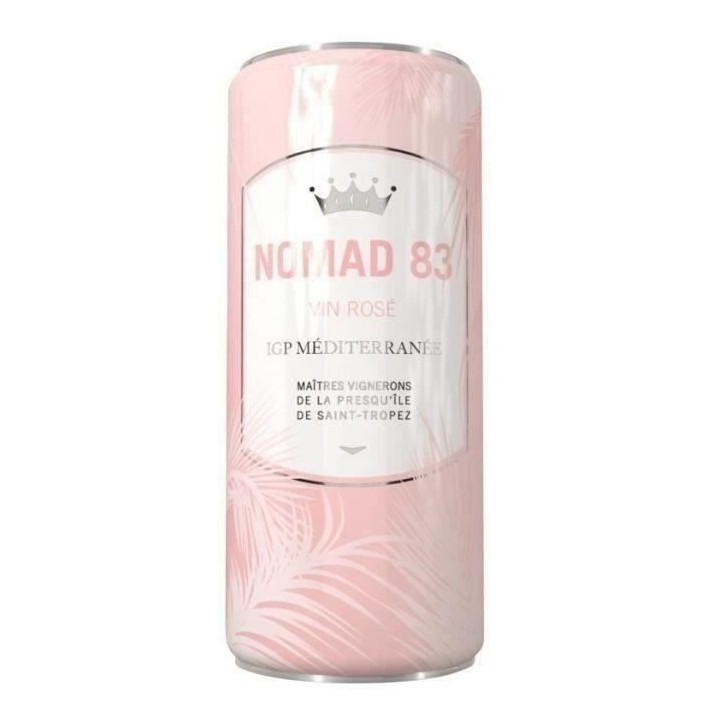 Nomad 83 2021 Méditerranée - Vin rosé de Provence - Canette de 25 c