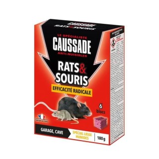 Caussade CARSBL180 Anti-nuisibles Rats & Souris Efficacite Radicale -