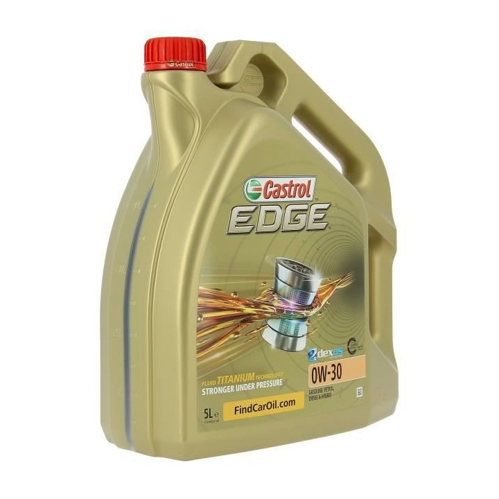 CASTROL Huile-Additif Edge - Synthetique / 0W30 / 5L