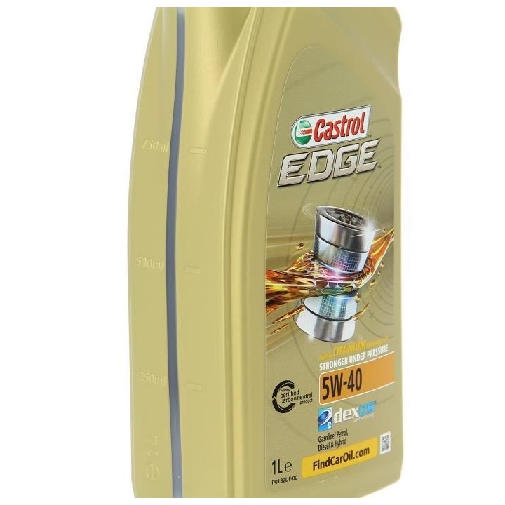 CASTROL Huile-Additif Edge - Synthetique / 5W40 / 1L