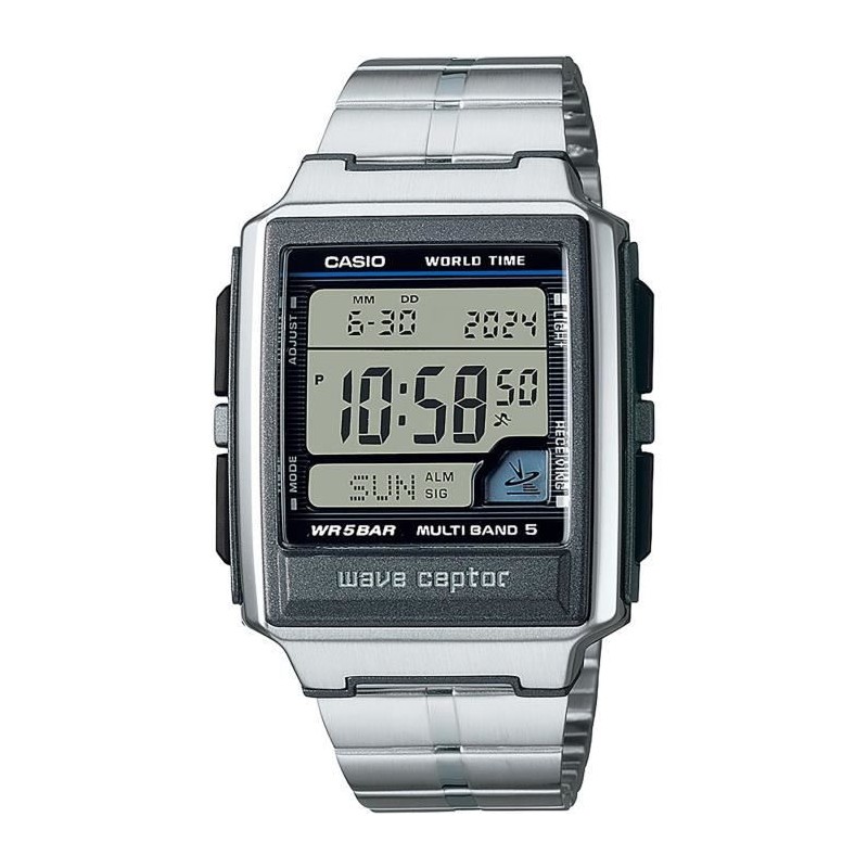 CASIO - Montre radio - Multifonctions - Acier