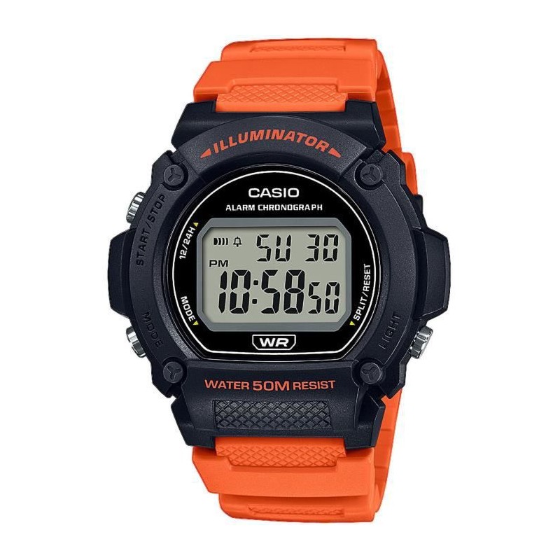 CASIO - Montre en résine - BASIC - Orange