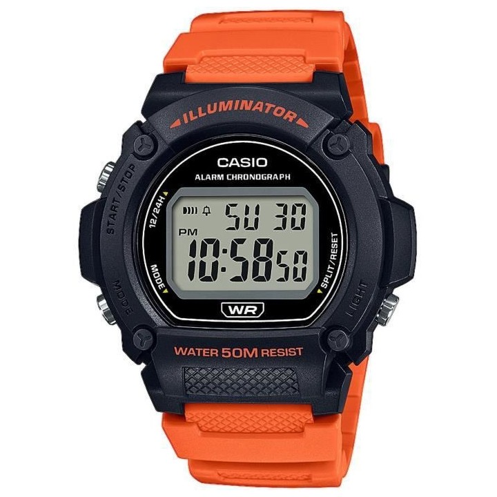 CASIO - Montre en résine - BASIC - Orange