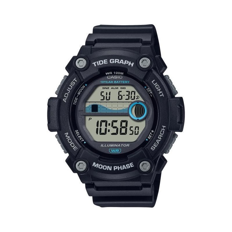 Montre - CASIO - Sport - Noir résine