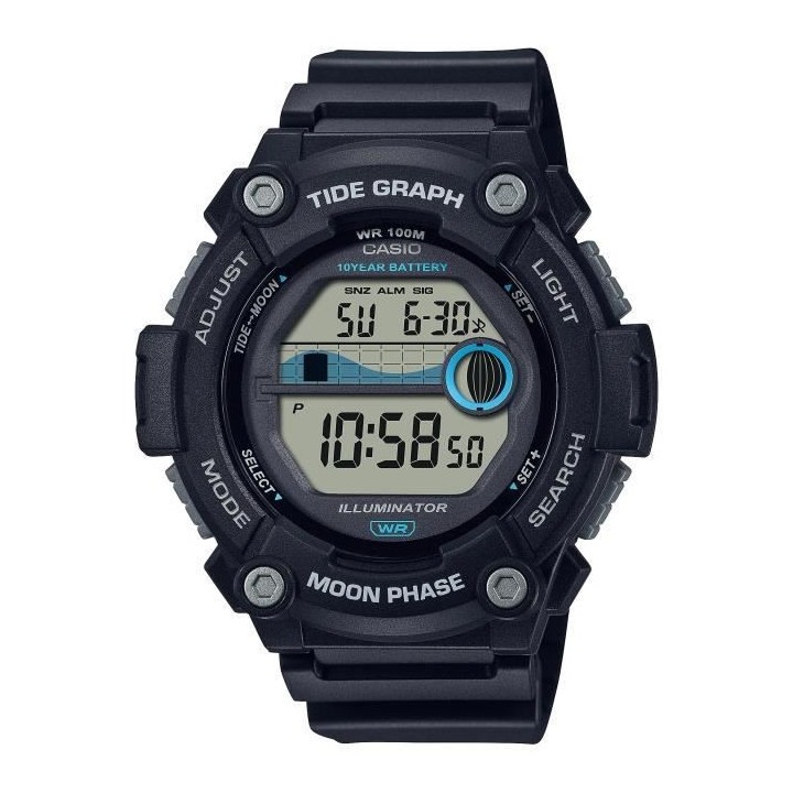 Montre - CASIO - Sport - Noir résine