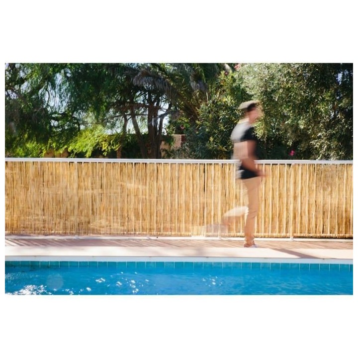 CATRAL - Canisse roseau fendu naturelle - 1mx5m