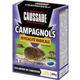 CAUSSADE CARPT200 Campagnols Pat Appat Efficacite Radicale |Puissant,
