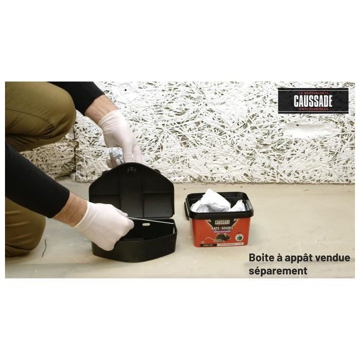 Caussade CARSBLBF300 Anti Rats & Souris | 15 Blocs | Lieux Humides | G