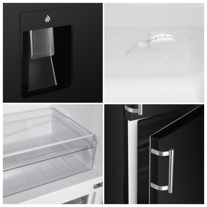 CONTINENTAL EDISON CEFC260DB Réfrigérateur congélateur bas 260 L Fr