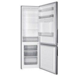 CONTINENTAL EDISON CEFC260IX Réfrigérateur congélateur bas 260 L - Froid statique - L 55 cm x P 56 cm x H 180 cm inox