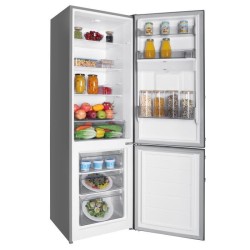 CONTINENTAL EDISON CEFC260IX Réfrigérateur congélateur bas 260 L - Froid statique - L 55 cm x P 56 cm x H 180 cm inox