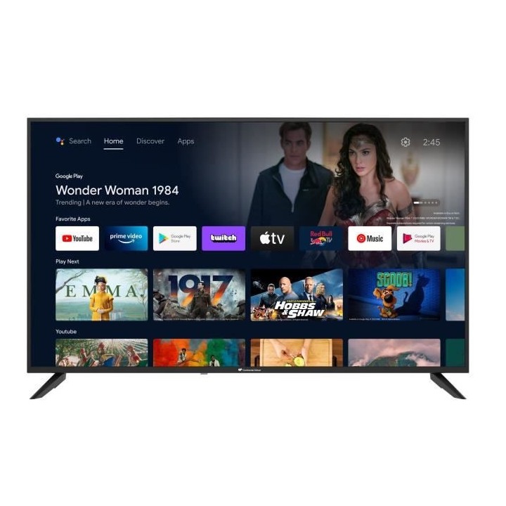 CONTINENTAL EDISON - CELED50SAV222B6 - TV LED UHD 4K - 50'' (126 cm) -