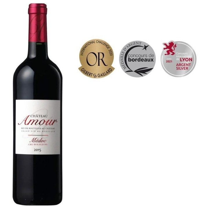 Château Amour 2015 Médoc Cru Bourgeois - Vin rouge de Bordeaux
