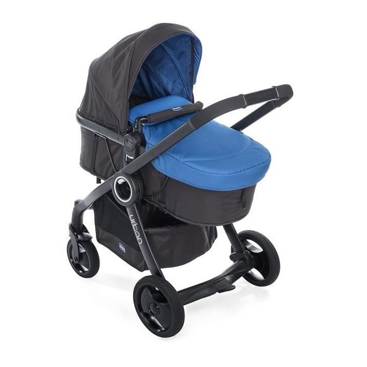 CHICCO Set Accessoires Poussette Urban Power Bleu avec capote et tabli