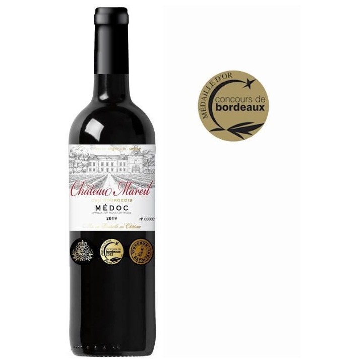 Château Mareil 2019 Médoc Cru Bourgeois - Vin rouge de Bordeaux